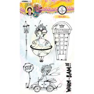 Studio Light Marlene's World Clear Stamp - Road Trip