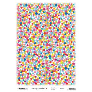 Studio Light Marlene's World Confetti  Rice Paper Sheet A4