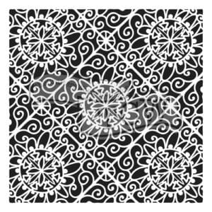 The Crafters Workshop - 6 x 6 Templates -  Lacy Tiles