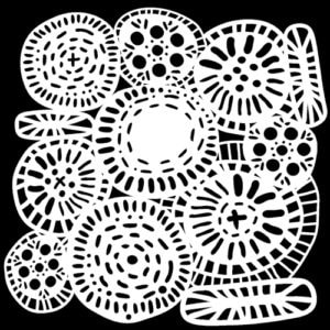 The Crafters Workshop - 6 x 6 Templates -  Circle Jumble