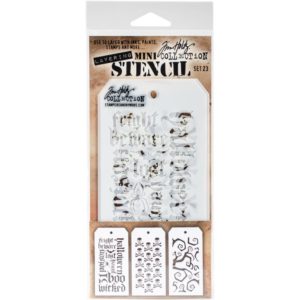 Tim Holtz Mini Layered Stencil Set 3/Pkg - Set 23