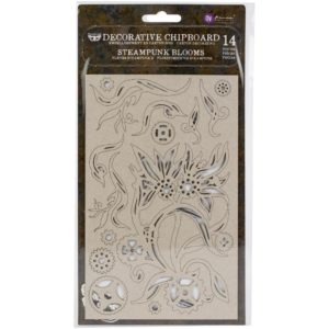 Steampunk Blooms Finnabair Decorative Chipboard