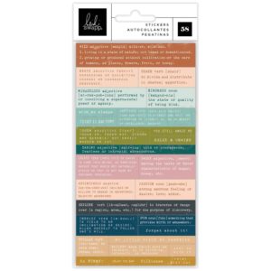 Heidi Swapp Care Free Definition Stickers