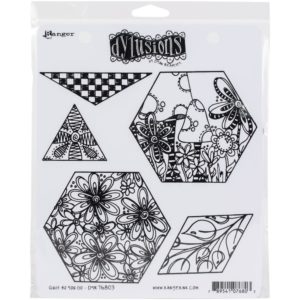 Dyan Reaveley's Quilt as You Go Dylusions Cling Stamp Collections 8.5"X7"