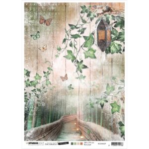 Jenine's Mindful Art Time To Relax Rice Paper Sheet A4