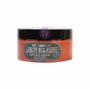 Finnabair Art Extravagance Jewel Texture Paste Crushed Amber 100ml Jar