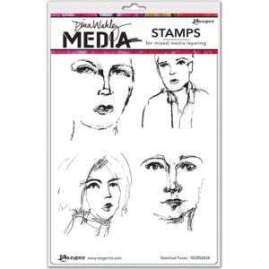 Everyone is Welocme Stamps 6"X9" by Dina Wakley Media