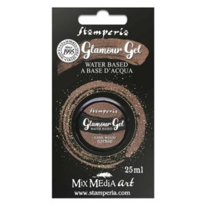 Stamperia Glamour Gel 25ml - Dark Wood