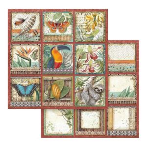 STAMPERIA - AMAZONIA - SQUARE TAGS