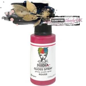 Dina Wakley Media - Gloss Sprays Rouge