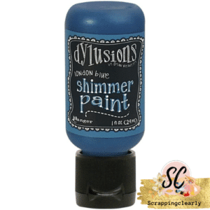 Dylusions Shimmer Paint 1oz - London Blue