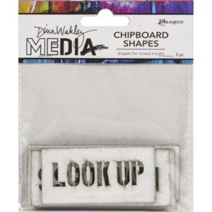 Dina Wakley Media Chipboard Shapes - Speak Out