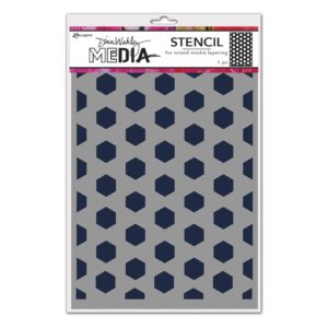 Dina Wakley Media Stencils + Masks 6"X9"- Fence