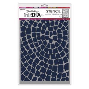 Dina Wakley Media Stencils + Masks 6"X9" - Mosaic