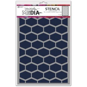 Dina Wakley Media Stencils 9"X6" - Lattice