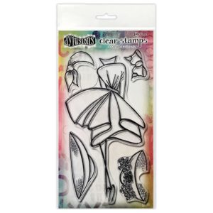 Dyan Reaveley's Dylusions Couture Stamp Set - A Night at the Opera