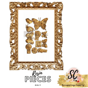 BUTTERFLY IN FLIGHT - 11 Resin Pieces