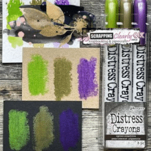 Tim Holtz Distress Crayon Pearl Set - Halloween Set 2