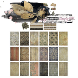 Idea-Ology Worn Wallpaper Scraps 44/Pkg - Halloween