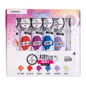 Art By Marlene Acrylic Paint Set 28ml 6/Pkg - Moody