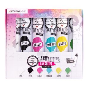 Art By Marlene Acrylic Paint Set 28ml 6/Pkg - Favourites