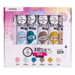 Art By Marlene Acrylic Paint Set 28ml 6/Pkg - Calm