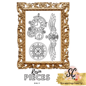 Clocks & Wings, Sir Vagabond Resin - 3 Pieces