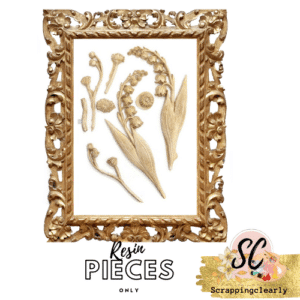 BELL ORCHIDS Resin - 8 Pieces