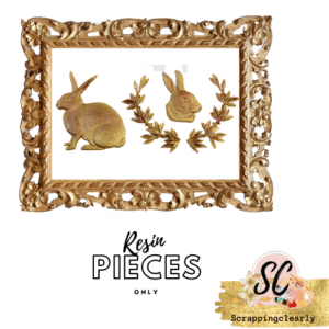 MEADOW HARE Resin - 4 Pieces