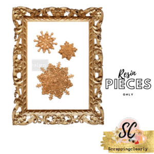 Re - Design Snowflake Jewels Resin - 3 Pieces