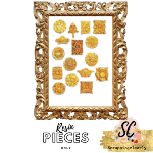 ETRUSCAN ACCENTS Resin  - 18 Pieces