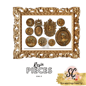 ANCIENT FINDINGS Resin - 9 Pieces