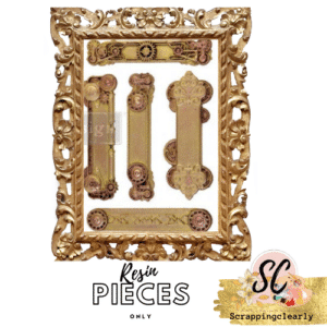 Steampunk Plates Resin - 5 Pieces