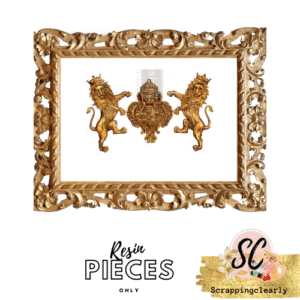 Royal Emblem Resin  - 3 Pieces