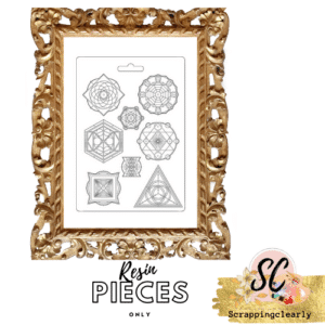 Stamperia Alchemy Symbols Resin - 8 Pieces