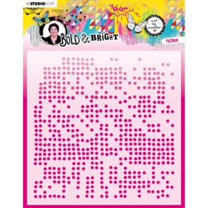 Pacman - Art By Marlene Bold and Bright 7.87"X7.87" Stencil