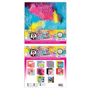Art By Marlene Bold and Bright Background Paper 12/Pkg