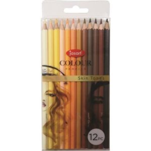 Jasart Premium Coloured Pencils - SKIN TONES