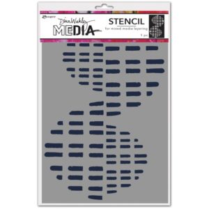 Dina Wakley Media Stencils 9"X6" - Pieces