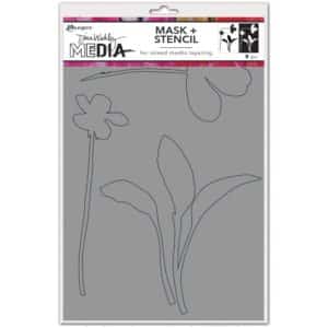 Dina Wakley Media Stencils + Masks 6"X9" - Sprouts
