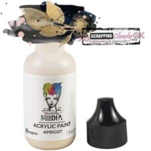 Dina Wakley Media Acrylic Paints - Apricot (29mls)