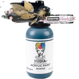 Dina Wakley Media Heavy Body Acrylic Paint 1oz Marine