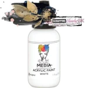 Dina Wakley Media Heavy Body Acrylic Paint 1oz White