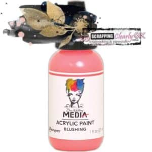 Dina Wakley Media Heavy Body Acrylic Paint 1oz Blushing