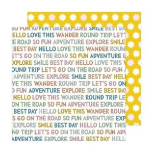 Maggie Holmes Round Trip Double-Sided Cardstock 12"X12" - On the Road