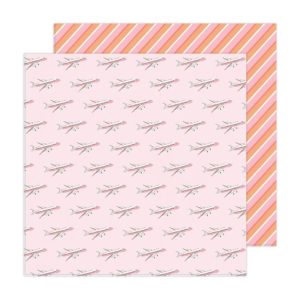 Maggie Holmes Round Trip Double-Sided Cardstock 12"X12" - Departure