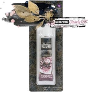 Finnabair Art Alchemy Metallique Wax .68 Fluid Ounce - Burgundy