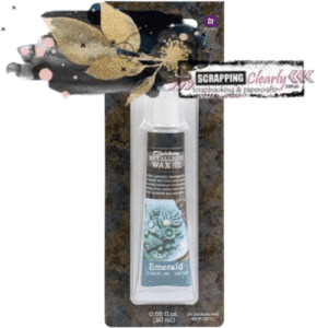 Finnabair Art Alchemy Metallique Wax .68 Fluid Ounce - Emerald