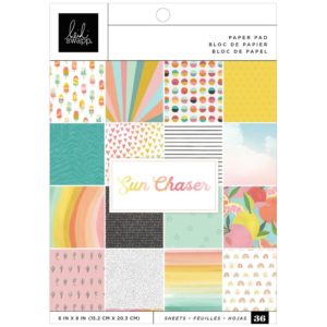 Heidi Swapp Sun Chaser Single-Sided Paper Pad 6"X8" 36/Pkg