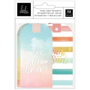 Heidi Swapp Sun Chaser Tag Set 12/Pkg